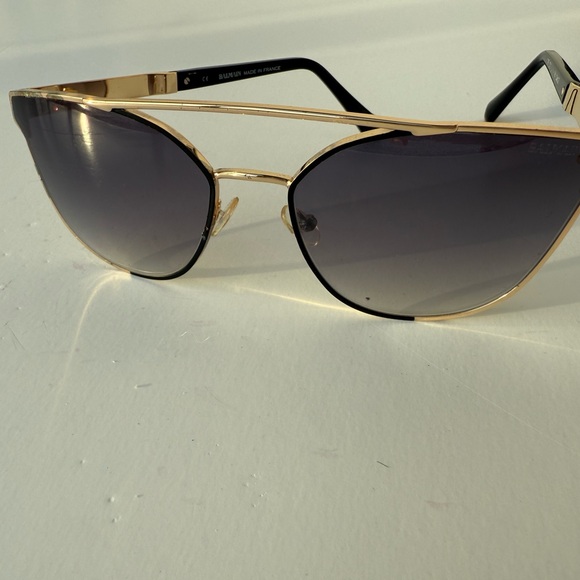 Balmain Black and Gold Sunglasses